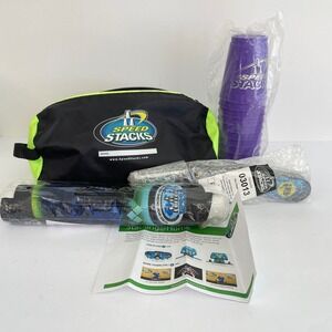 Speed Stacks Sport Cup Stacking Set Purple Cups G4 Pro Timer Mat WSSA official